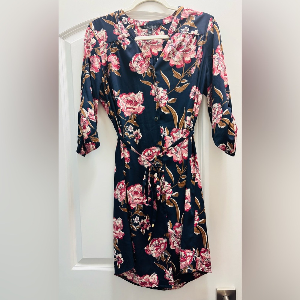 41 Hawthorn Navy Floral Mini Dress